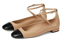 送料無料 スチュアートワイツマン Stuart Weitzman レディース 女性用 シューズ 靴 フラット Eden Strap Flat - Adobe/Black(4)