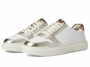 送料無料 コールハーン Cole Haan レディース 女性用 シューズ 靴 スニーカー 運動靴 Grandpro Rally Court Sneaker - White/Gold/Leopard