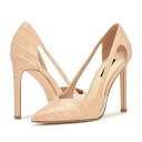 送料無料 ナインウエスト Nine West レディース 女性用 シューズ 靴 ヒール Trivs 3 - Warm Blush Croco(4)
