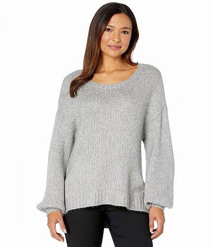 送料無料 エヌワイディージェー NYDJ レディース 女性用 ファッション セーター Poet Sleeve Sweater - Heather Grey