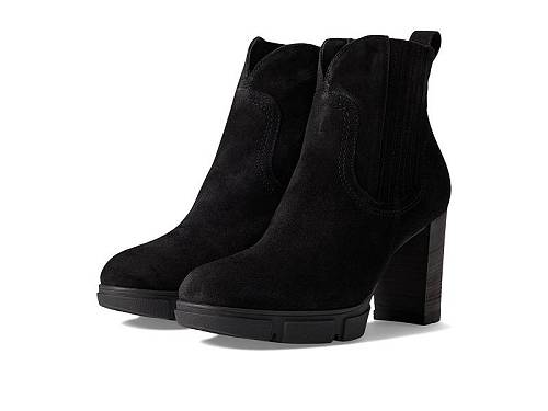 送料無料 ポールグリーン Paul Green レディース 女性用 シューズ 靴 ブーツ アンクル ショートブーツ Oakley Boot - Black Soft Suede