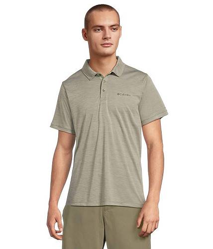 楽天グッズ×グッズ送料無料 コロンビア Columbia メンズ 男性用 ファッション ポロシャツ Sage Peak Knit Polo - Stone Green Heather