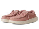 送料無料 ヘイデュード Hey Dude レディース 女性用 シューズ 靴 ローファー ボートシューズ Wendy COMF Suede - Rose Pink...