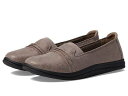 送料無料 クラークス Clarks レディース 女性用 シューズ 靴 フラット Breeze Sol - Taupe Metallic Synthetic(4)