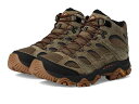 送料無料 メレル Merrell メンズ 男性用 シューズ 靴 ブーツ ハイキング トレッキング Moab 3 Mid WP - Olive/Gum 1