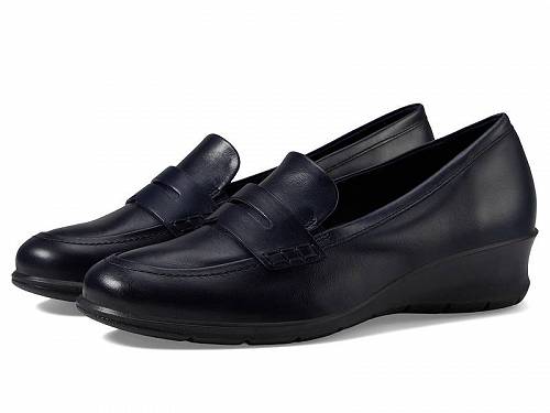 送料無料 エコー ECCO レディース 女性用 シューズ 靴 ローファー ボートシューズ Felicia Penny Loafer - Marine