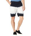  bL[uh Lucky Brand Y jp t@bV V[gpc Zp Stretch Tie-Dye Flat Front Shorts - Blue Stripe