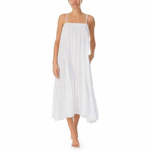 送料無料 ダナキャランニューヨーク DKNY レディース 女性用 ファッション パジャマ 寝巻き ナイトガウン 48&quot; Sleep Chemise - White