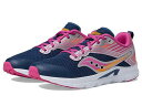 送料無料 サッカニー Saucony Kids 女の子用 キッズシューズ 子供靴 スニーカー 運動靴 Axon (Little Kid/Big Kid) - Navy/Pink