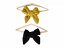 ̵ Baby Bling λ եå󻨲 ʪ إХ ȱߤ 2-Pack Velvet Bow Skinny (Infant/Toddler) - Black/Brass