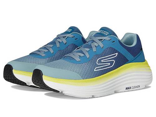 送料無料 スケッチャーズ SKECHERS メンズ 男性用 シューズ 靴 スニーカー 運動靴 Max Cushioning Endeavour - Navy/Lime