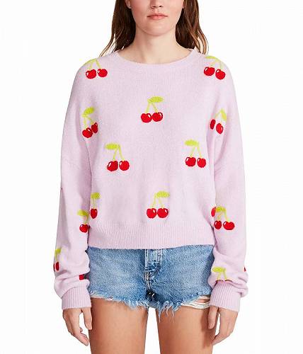 送料無料 スティーブマデン Steve Madden レディース 女性用 ファッション セーター Cherry You Up Sweater - Lavender