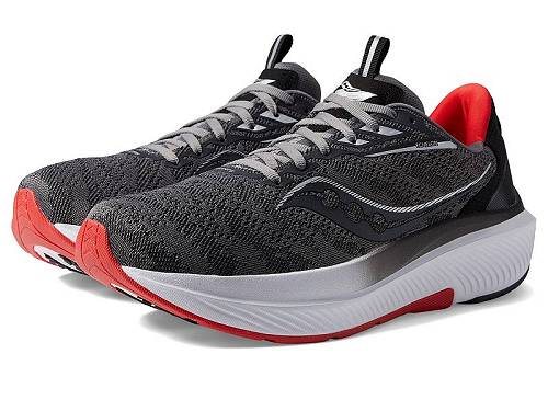 送料無料 サッカニー Saucony メンズ 男性用 シューズ 靴 スニーカー 運動靴 Echelon 9 - Charcoal/Red Sky