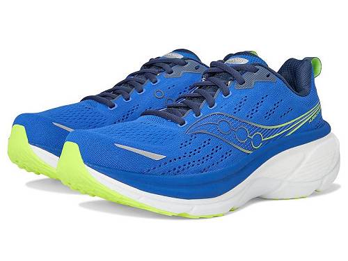 送料無料 サッカニー Saucony メンズ 男性用 シューズ 靴 スニーカー 運動靴 Hurricane 25 - Lapis/Citron