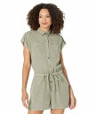  JbgtUNX KUT from the Kloth fB[X p t@bV WvX[c Ȃ Zbg Cindy-Button-Down Romper w/ Cuff Sleeve - Olive