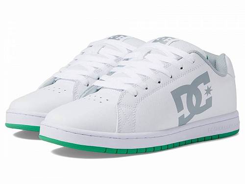 楽天グッズ×グッズ送料無料 ディーシー DC メンズ 男性用 シューズ 靴 スニーカー 運動靴 Gaveler Casual Low Top Skate Shoes Sneakers - White/Green