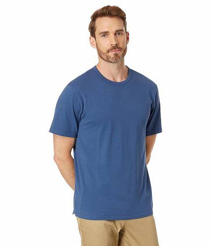 送料無料 ヴィンス Vince メンズ 男性用 ファッション Tシャツ Garment Dye Short Sleeve Crew - Washed Twilight Blue