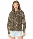  AllSaints fB[X p t@bV {^Vc Ezra Animal Shirt - Leopard Yellow