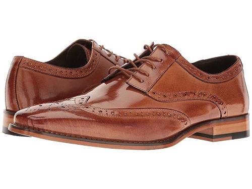 送料無料 ステーシーアダムス Stacy Adams メンズ 男性用 シューズ 靴 オックスフォード 紳士靴 通勤靴 Tinsley Wingtip Oxford - Tan