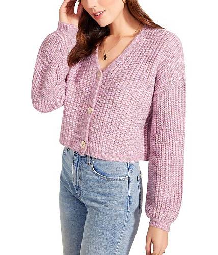 楽天グッズ×グッズ送料無料 スティーブマデン Steve Madden レディース 女性用 ファッション セーター Cardi All The Time Sweater - Rose Mauve