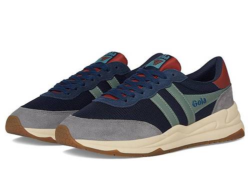 送料無料 ゴラ Gola メンズ 男性用 シューズ 靴 スニーカー 運動靴 Jupiter - Navy/Ash/Sage