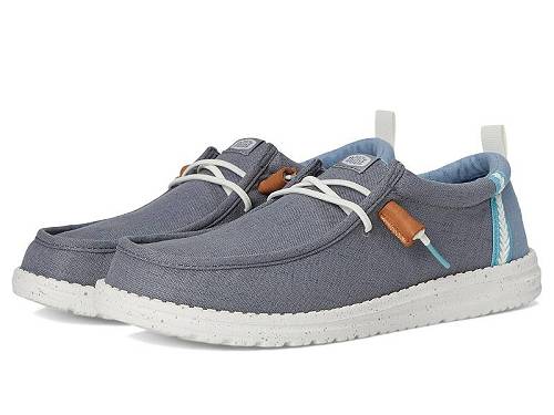 送料無料 ヘイデュード Hey Dude メンズ 男性用 シューズ 靴 ローファー Wally Summer Linen - Monumen..