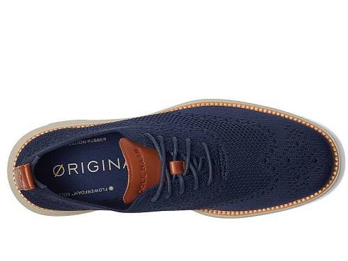 送料無料 コールハーン Cole Haan メンズ 男性用 シューズ 靴 オックスフォード 紳士靴 通勤靴 Originalgrand Remastered Stitchlite Oxford - Marine Blue/British Tan/Silver Lining