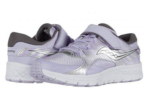 サッカニー Saucony Kids 女の子用 キッズシューズ 子供靴 スニーカー 運動靴 S-Velocer A/C (Little Kid/Big Kid) - Purple