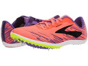 送料無料 ブルックス Brooks レディース 女性用 シューズ 靴 スニーカー 運動靴 Mach 18 - Fiery Coral/Electric Purple/Black