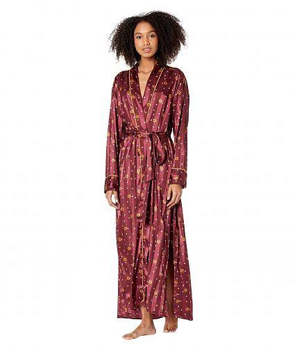 送料無料 フリーピープル Free People レディース 女性用 ファッション パジャマ 寝巻き バスローブ Pajama Party Holiday Robe - Wine Combo