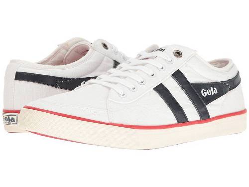 送料無料 ゴラ Gola メンズ 男性用 シューズ 靴 スニーカー 運動靴 Comet - White/Navy/Red