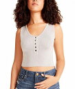 送料無料 マッデンガール Madden Girl レディース 女性用 ファッション セーター Bodycon Cropped Shape Form Sweater Tank - Harbor Mist