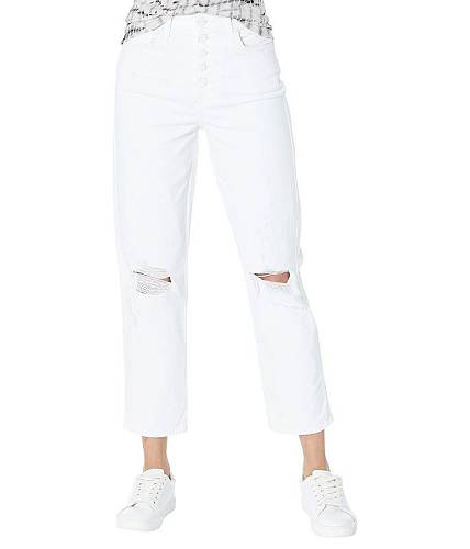 送料無料 セブンフォーオールマンカインド 7 For All Mankind レディース 女性用 ファッション ジーンズ デニム High-Waist Crop Straight Button Fly in Royce Blanc - Royce Blanc