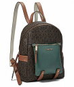 送料無料 カルバンクライン Calvin Klein レディース 女性用 バッグ 鞄 バックパック リュック Maya Signature Backpack - Brown/Khaki/White/Caramel/Sage(4)