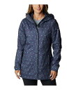  RrA Columbia fB[X p t@bV AE^[ WPbg R[g CR[g Splash A Little II Rain Jacket - Nocturnal Swell Dots Print