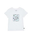 送料無料 バンズ Vans Kids 女の子用 ファッション 子供服 Tシャツ Box Butter Floral (Big Kids) - White