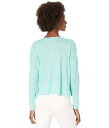 送料無料 アイリーンフィッシャー Eileen Fisher レディース 女性用 ファッション セーター Organic Linen Delave Round Neck Pullover - Aqua 2