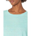 送料無料 アイリーンフィッシャー Eileen Fisher レディース 女性用 ファッション セーター Organic Linen Delave Round Neck Pullover - Aqua 3
