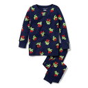 こちらの商品は Janie and Jack 女の子用 ファッション 子供服 パジャマ 寝巻き Printed Sleep Set (Toddler/Little Kids/Big Kids) - Multi です。 注文後のサイズ変更・キャンセルは出来ませんので、十分なご検討の上でのご注文をお願いいたします。 ※靴など、オリジナルの箱が無い場合がございます。ご確認が必要な場合にはご購入前にお問い合せください。 ※画面の表示と実物では多少色具合が異なって見える場合もございます。 ※アメリカ商品の為、稀にスクラッチなどがある場合がございます。使用に問題のない程度のものは不良品とは扱いませんのでご了承下さい。 ━ カタログ（英語）より抜粋 ━ Janie and Jack Kids&#039; Apparel Your little one will have a good night&#039;s sleep wearing the Janie and Jack(R) Printed Sleep Set Sleepwear. This set features a soft knit fabric construction. Loose fit. Top: Crew neckline and long sleeves with panel cuffs;Pullover style;Allover printed design;Straight hemline. Bottoms: Elasticized waistband;Ankle-length construction;Pull-on style;Allover printed design;Panel bottom cuffs. This garment is not flame-resistant. SKU: 100043411. 100% cotton rib. Machine washable.