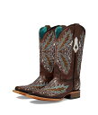 送料無料 コーラルブーツ Corral Boots レディース 女性用 シューズ 靴 ブーツ ウエスタンブーツ C4063 - Brown