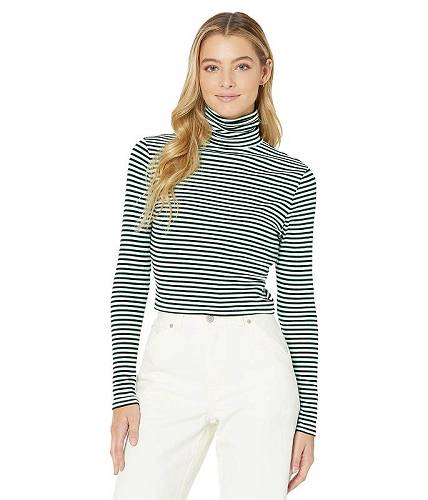 送料無料 リーバイス Levi s(R) Womens レディース 女性用 ファッション Tシャツ Moon Rib Turtleneck - Currant Electric Green