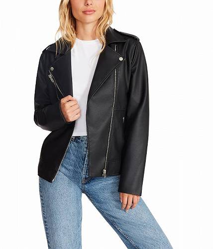 送料無料 スティーブマデン Steve Madden レディース 女性用 ファッション アウター ジャケット コート ジャケット Julia Jacket - Black