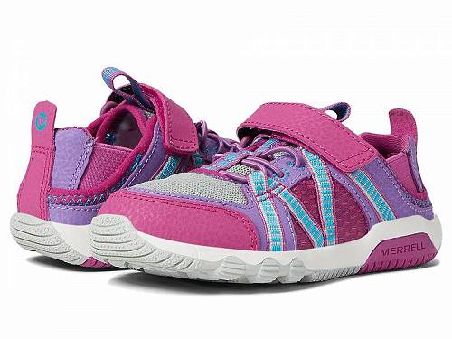 送料無料 メレル Merrell Kids 女の子用 キッズシューズ 子供靴 スニーカー 運動靴 Hydro Free Roam (Toddler/Little Kid/Big Kid) - Fuchsia/Turquoise