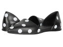 ネイティブ 送料無料 ネイティブ Native Shoes レディース 女性用 シューズ 靴 フラット Audrey Print - Jiffy Black/Shell White Polka Dots