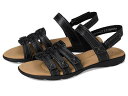 送料無料 クラークス Clarks レディース 女性用 シューズ 靴 サンダル Elizabelle Kay - Black Leather