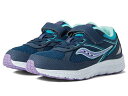 送料無料 サッカニー Saucony Kids 女の子用 キッズシューズ 子供靴 スニーカー 運動靴 Cohesion 14 A/C (Little Kid/Big Kid) - Navy/Turquoise/Purple