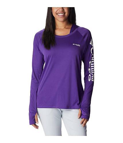 楽天グッズ×グッズ送料無料 コロンビア Columbia レディース 女性用 ファッション パーカー スウェット Tidal Tee（TM） Hoodie - Vivid Purple/White Logo