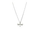 送料無料 ドギャード Dogeared レディース 女性用 ジュエリー 宝飾品 ネックレス A Lucky Charm - Dragon Fly Necklace - Silver