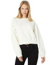 送料無料 ディーエル1961 DL1961 レディース 女性用 ファッション パーカー スウェット Sweatshirt Crop - Eggshell Ultimate Knit