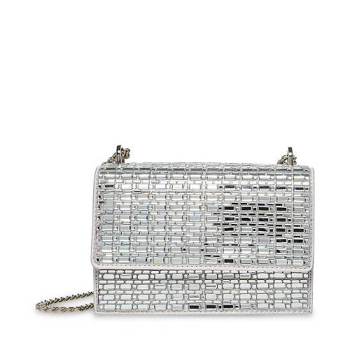  XeB[u}f Steve Madden fB[X p obO  obNpbN bN Shine On Convertible Flap Bag - Silver